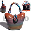 Native Collectible Handcarved Laminated Acacia Collectible Bags Collectible Bags