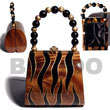 Native Collectible Handcarved Laminated Acacia Collectible Bags Collectible Bags