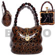 Native Collectible Handcarved Laminated Acacia Collectible Bags Collectible Bags