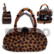 Collectible Handcarved Laminated Acacia Collectible Bags