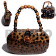 Collectible Handcarved Laminated Acacia Collectible Bags