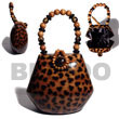 Collectible Handcarved Laminated Acacia Collectible Bags