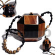 Collectible Handcarved Laminated Acacia Collectible Bags
