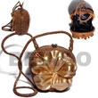 Collectible Handcarved Laminated Acacia Wood Slingbag / Pig Ski
