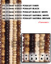 Native 2-3mm Coco Pukalet Black Coco Beads