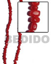 Red Horn Bead Nuggets Horn Beads Bone Beads