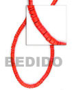 2-3mm Red Coco Heishe Beads