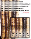 native fashion jewelry native necklace 7-8mm Coco Heishe Black Coco Beads Coco Necklace