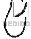Black Elongated Horn Beads Horn Beads Bone Beads