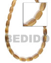 Natural Oblong Horn Horn Beads Bone Beads Necklace