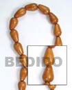 Native Teardrop Bayong Wood Beads Wood Necklace Wood Beads
