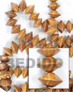 native fashion jewelry native necklace Bayong Saucer Wood Beads Wood Necklace Wood Beads