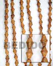 Bayong Double Cones Woodbeads
