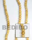 Nangka Wood Beads Wood Necklace