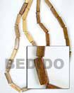 Native Robles Rectangular Wood Beads Wood Necklace Wood Beads