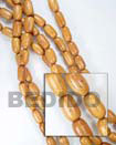 Bayong Oval Wood Beads Wood Necklace