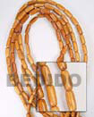 Bayong Oval Wood Beads Wood Necklace