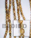 Robles Wood Oval Wood Beads Wood Necklace