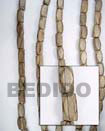 Gray Wood Diamont Cut Woodbeads