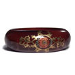 native fashion jewelry native necklace English Chestnut Tone Wooden Hand Painted Bangles Hand Painted Bangles