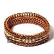 Native 4 Liner Agsam W/ Native Tribal Bracelets