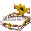 Native 2 Rows Sig-id Wood Wooden Bracelets