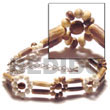 Native 2 Rows Sig-id Wood Wooden Bracelets