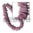 White Rose Dyed Lilac Shell Bracelets