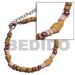 Native Pink Luhuanus/yellow Nassa W/ Shell Bracelets Shell Bracelets