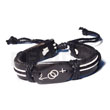 Native Surfer leather bracelet gender symbols