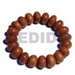 Mentos Native Bayong Elastic Wood Beads Bracelets