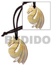 Native 45mm Carved Dragon MOP Surfer Necklace Surfer Necklace