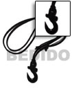 40mm Black Celtic Carabao Surfer Necklace