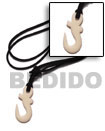 40mm Celtic Carabao White Surfer Necklace