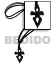 40mm Celtic Carabao Black Surfer Necklace