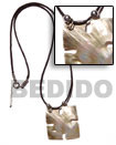 40mm Blacklip Puzzle On Surfer Necklace