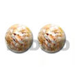 Native Gold Resin Button Earrings Resin Earrings