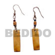 Native Dangling Brown Lip Tiger Shell Earrings Shell Earrings