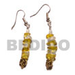 Dangling Troca W/ Crystal Nuggets