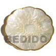 Capiz Scalloped Shaped Plate Gifts Decorative Item