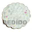Native Capiz Shell Plate W/ Gifts Decorative Item Philippine Gifts Decorative Item