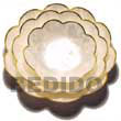 Capiz Shell Round Scallop Bowl