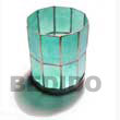 Native Round Aqua Blue Capiz Gifts Decorative Item Philippine Gifts Decorative Item