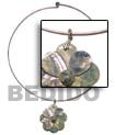 Nickel Free Silver Hoop Choker Hoops Necklace