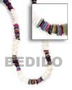 Rainbow Color Shell Necklace Shell Jewelry Necklace