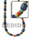 Blue Buri Seed Necklace Seeds Necklace