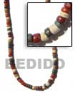 Native Coco Earth Tone Colors Natural Combination Necklace Natural Combination Necklace