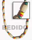 Native White Buri Seed Tube Seeds Necklace Seeds Necklace