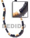 4-5 Mm Coco Pukalet W/ White Shell Necklace