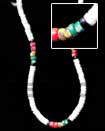 4-5 Mm White Heishe Shell Jewelry Necklace